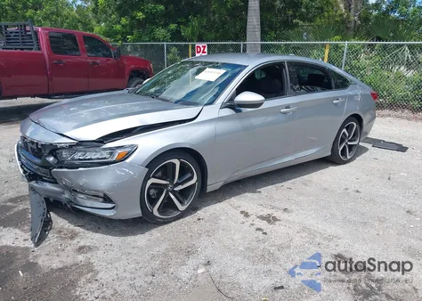 2020 Honda Accord Sport из США, поврежденный, VIN 1HGCV1F37LA151696